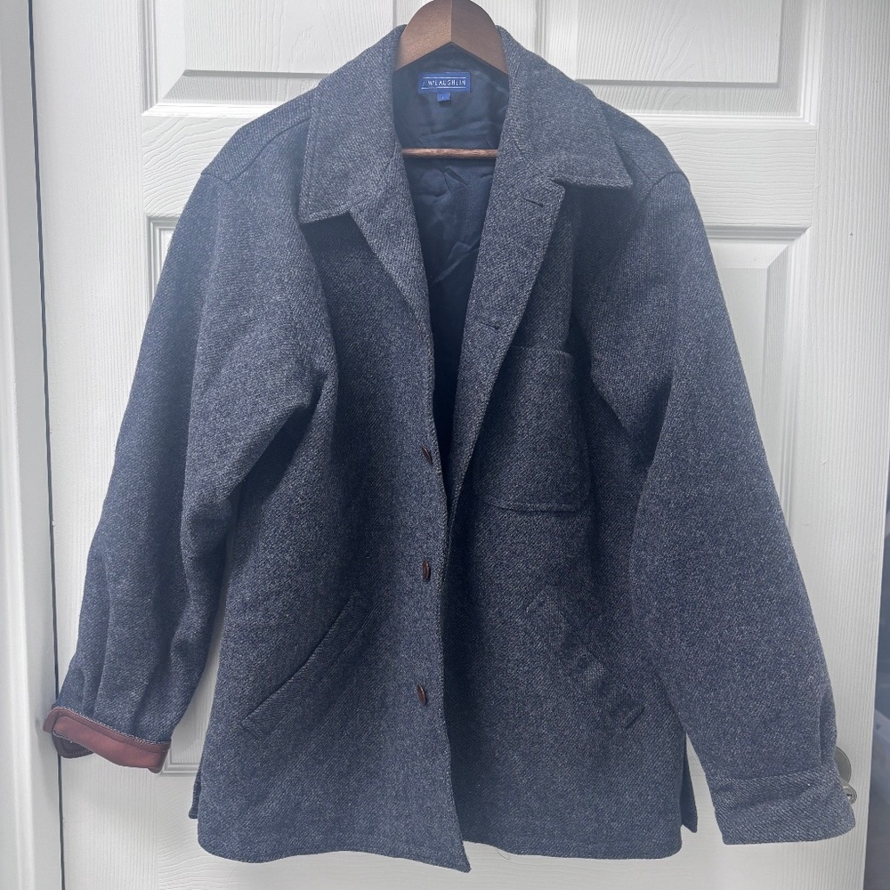 J.McLAUGHLIN WOOL MEN'S. JACKET SIZE LG.